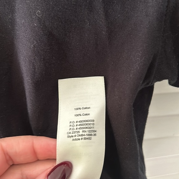 Wilfred cropped elastic waist Tshirt | black - Picture 6 of 6